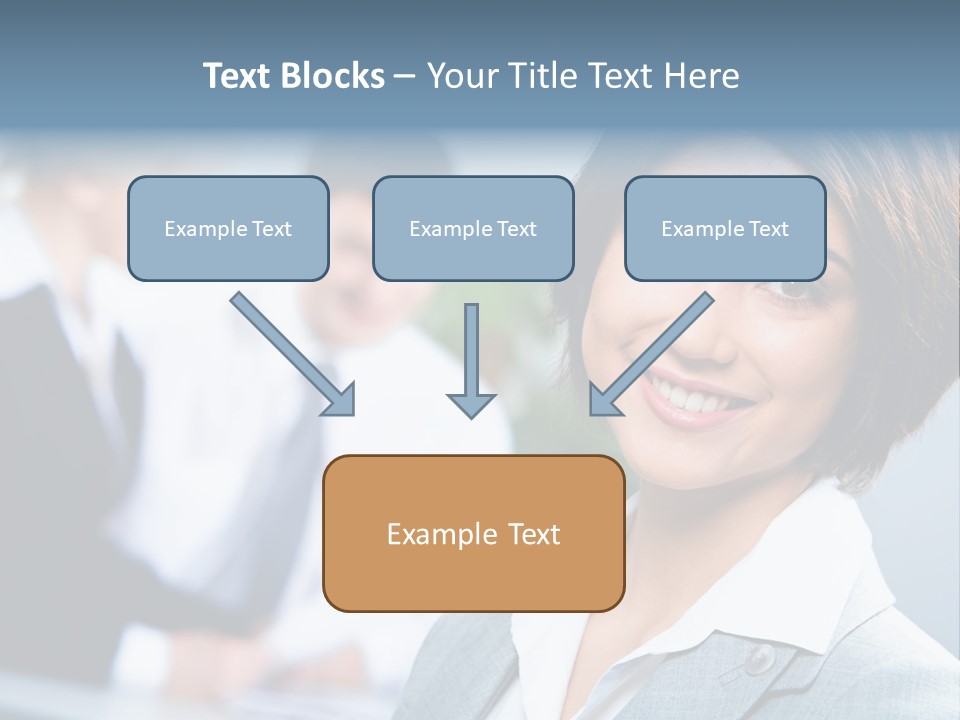 Job Colleague Girl PowerPoint Template