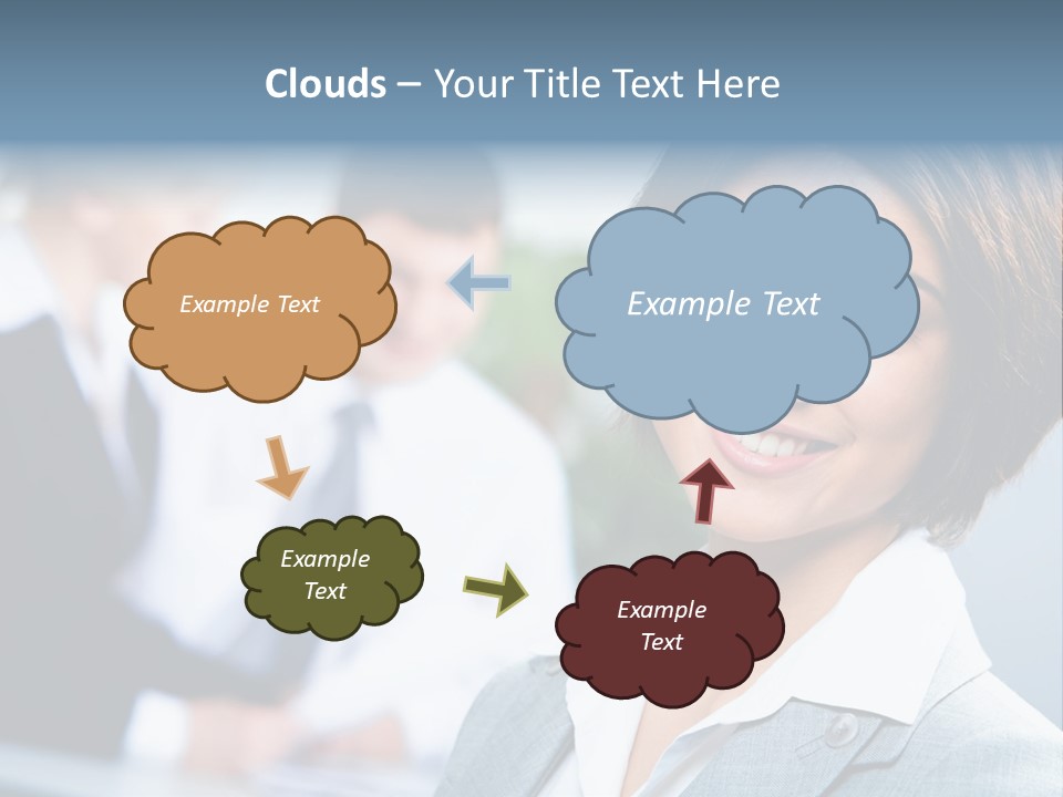 Job Colleague Girl PowerPoint Template