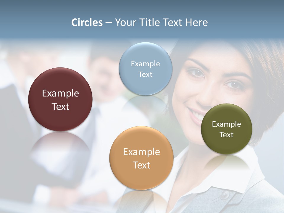 Job Colleague Girl PowerPoint Template