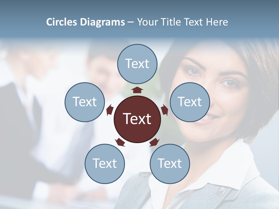 Job Colleague Girl PowerPoint Template