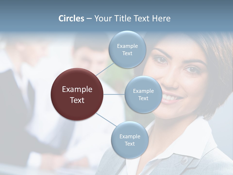 Job Colleague Girl PowerPoint Template