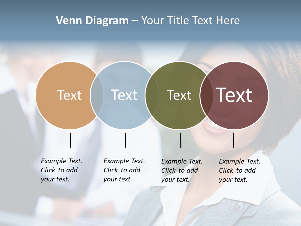 Job Colleague Girl PowerPoint Template