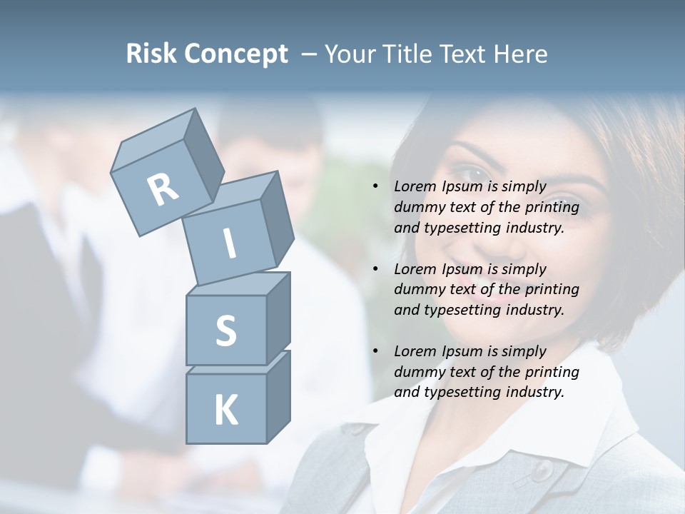 Job Colleague Girl PowerPoint Template