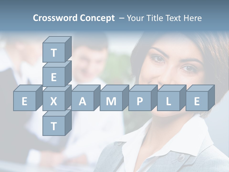 Job Colleague Girl PowerPoint Template