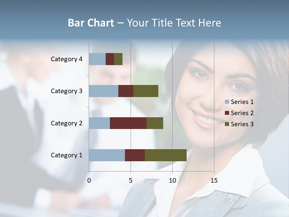 Job Colleague Girl PowerPoint Template