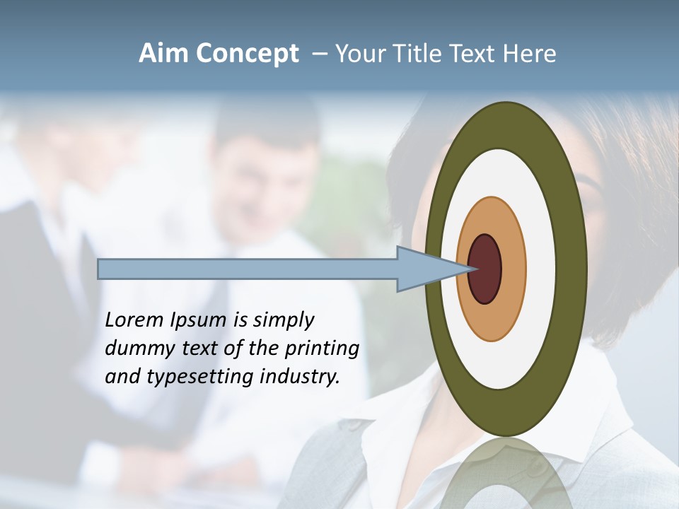 Job Colleague Girl PowerPoint Template