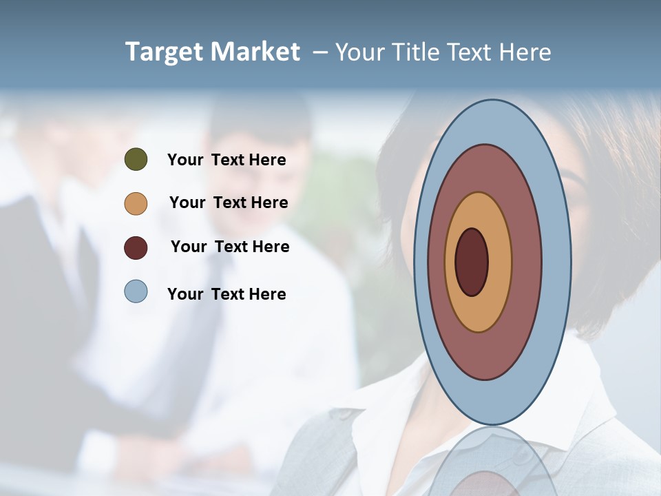 Job Colleague Girl PowerPoint Template