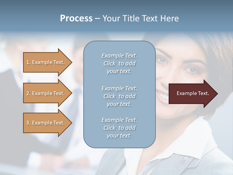 Job Colleague Girl PowerPoint Template