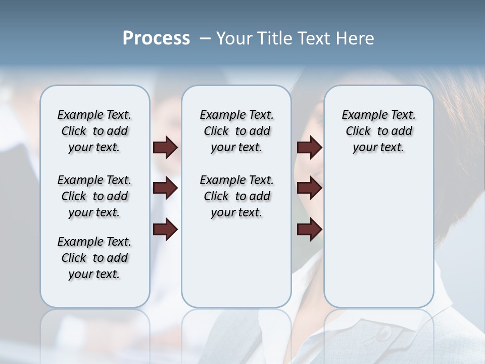 Job Colleague Girl PowerPoint Template