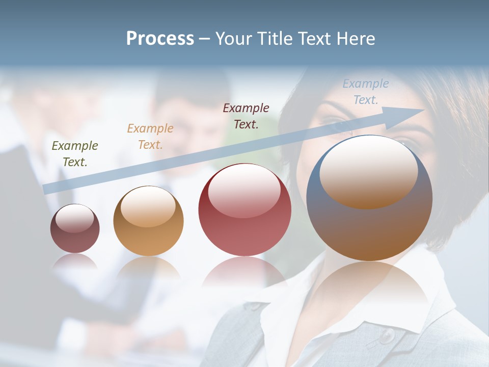 Job Colleague Girl PowerPoint Template