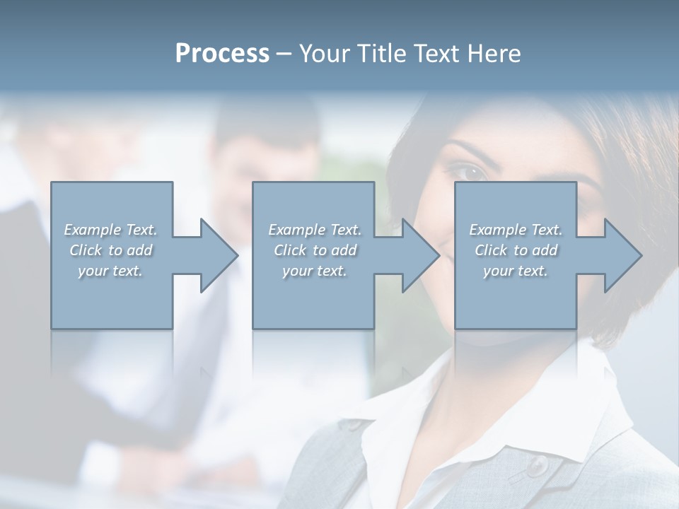 Job Colleague Girl PowerPoint Template