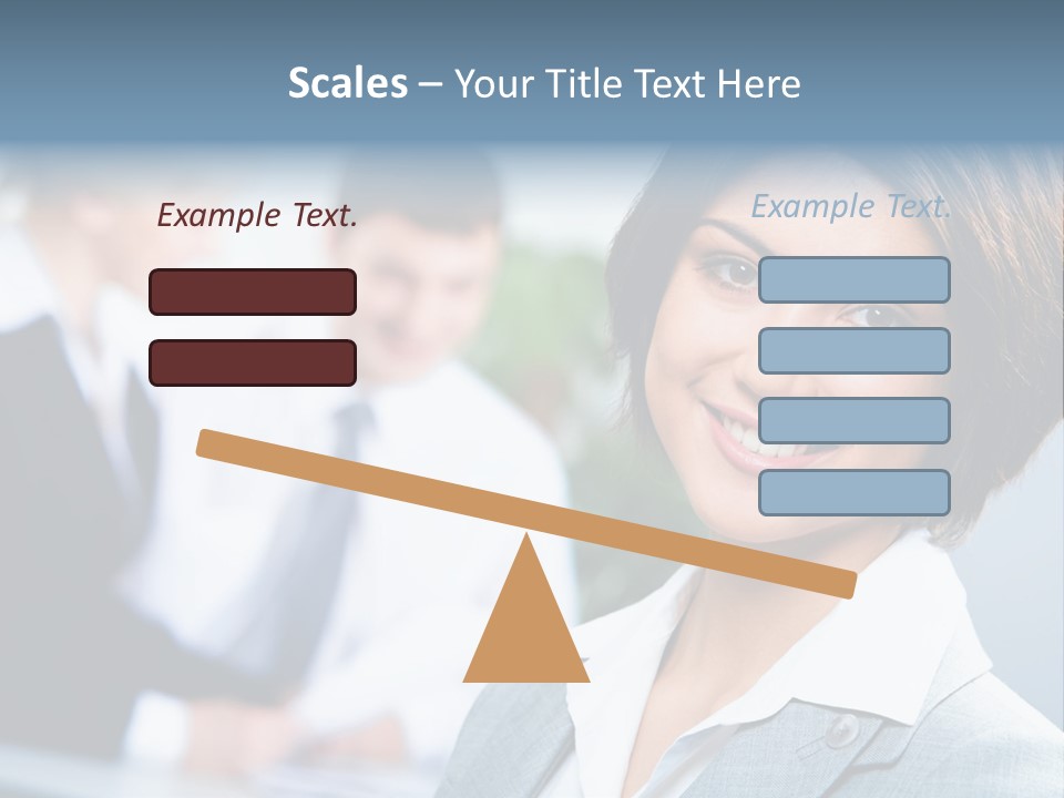 Job Colleague Girl PowerPoint Template