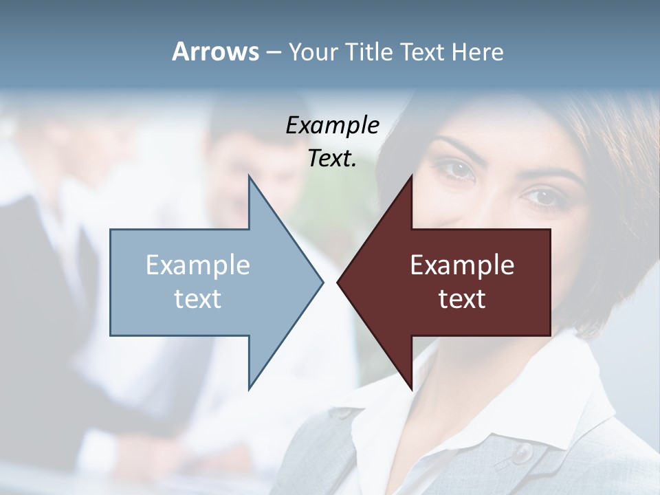 Job Colleague Girl PowerPoint Template