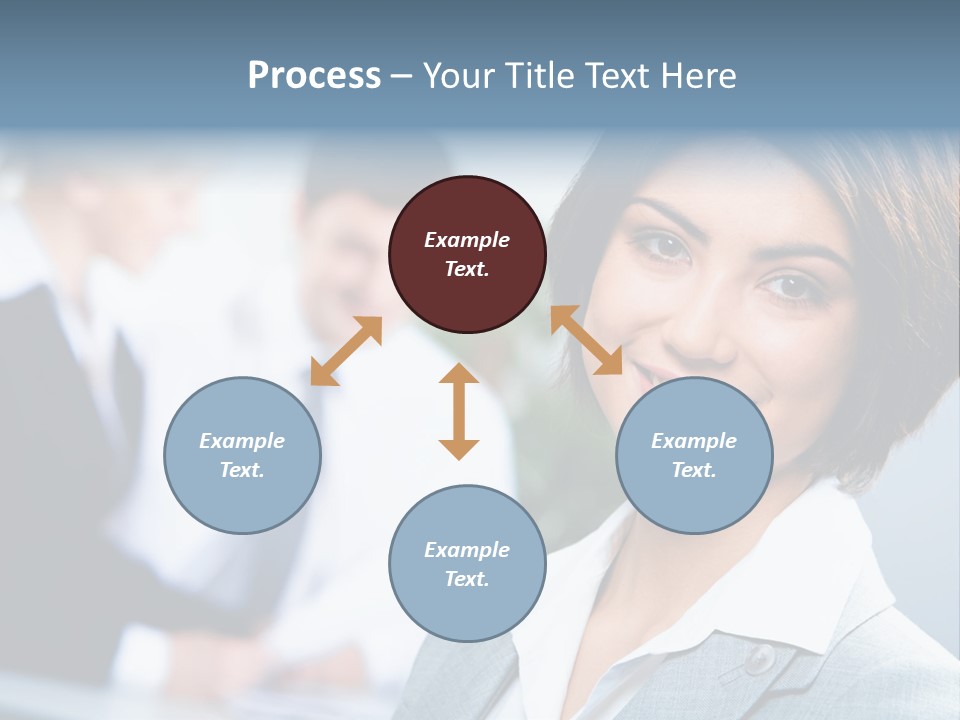 Job Colleague Girl PowerPoint Template