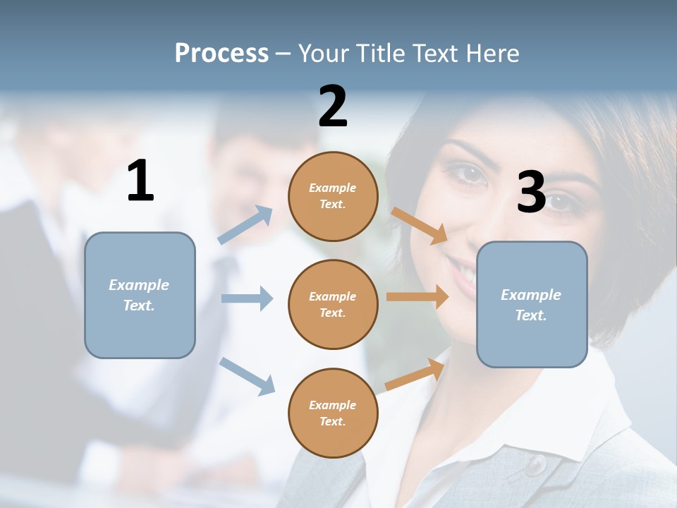 Job Colleague Girl PowerPoint Template