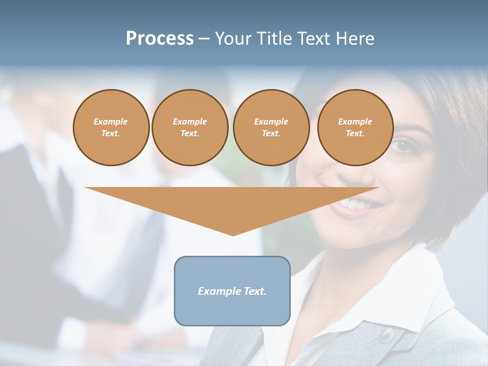 Job Colleague Girl PowerPoint Template