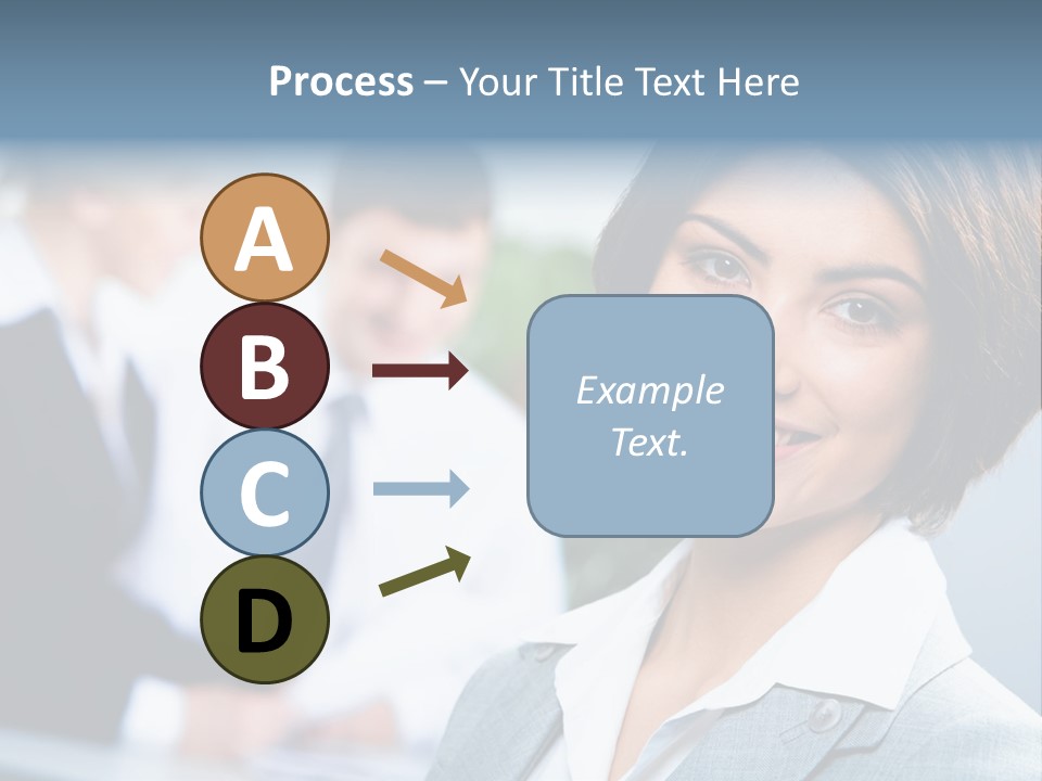 Job Colleague Girl PowerPoint Template