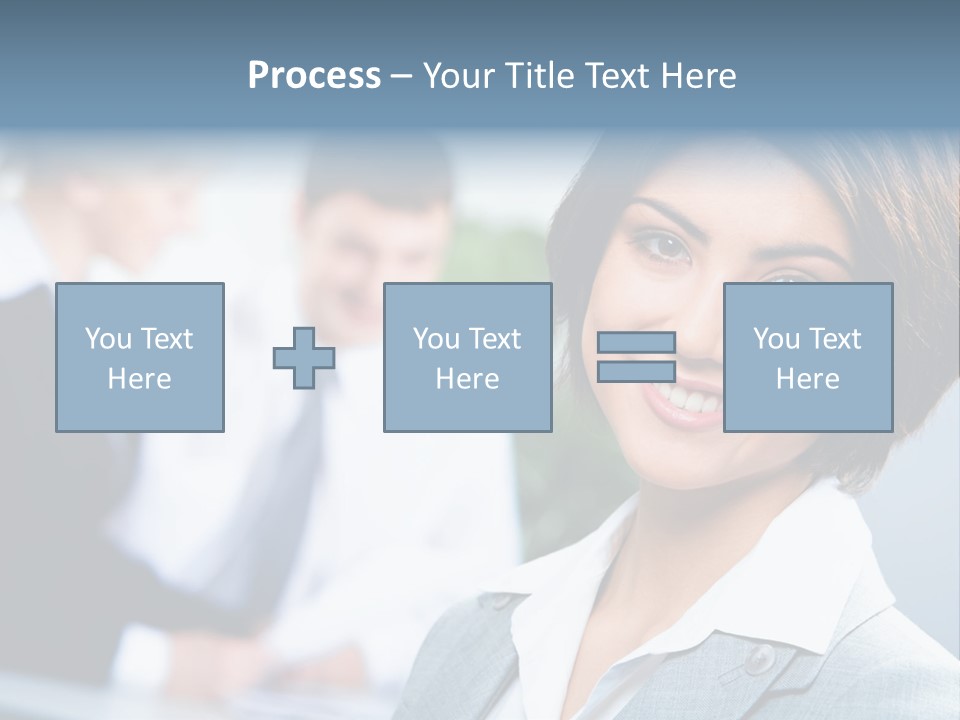 Job Colleague Girl PowerPoint Template