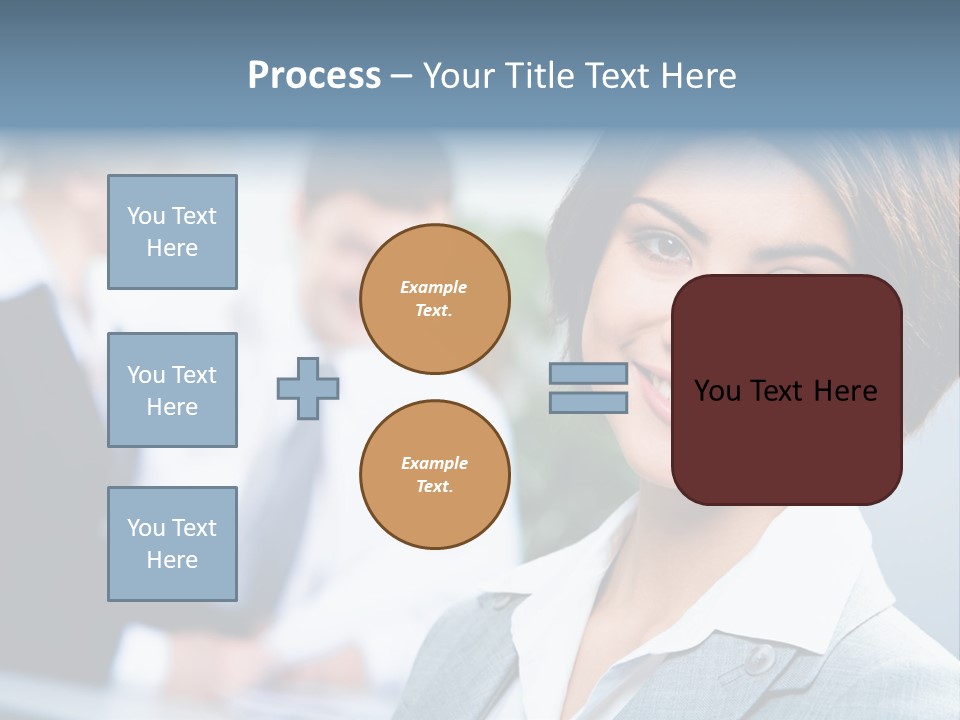 Job Colleague Girl PowerPoint Template