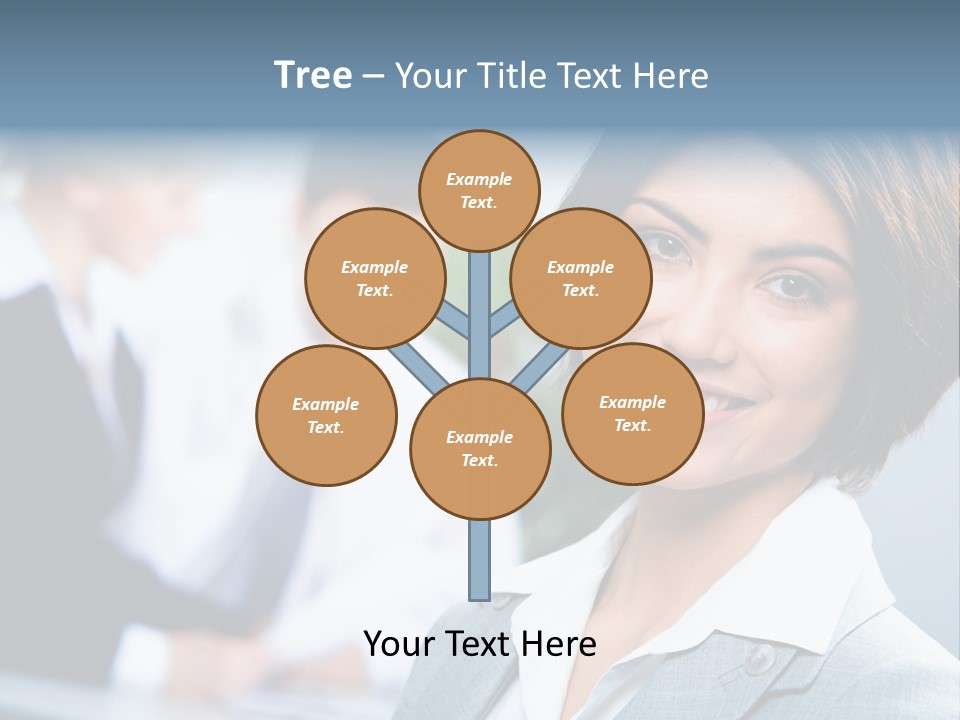 Job Colleague Girl PowerPoint Template