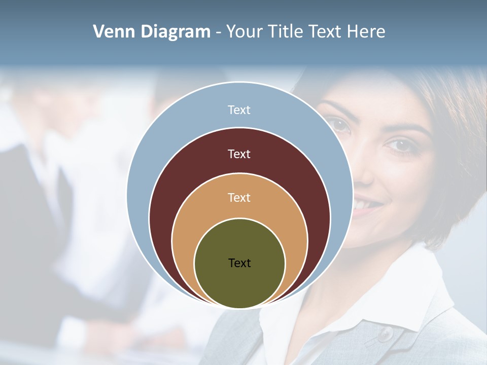 Job Colleague Girl PowerPoint Template