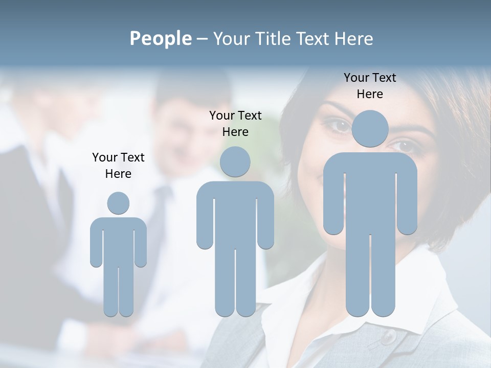 Job Colleague Girl PowerPoint Template