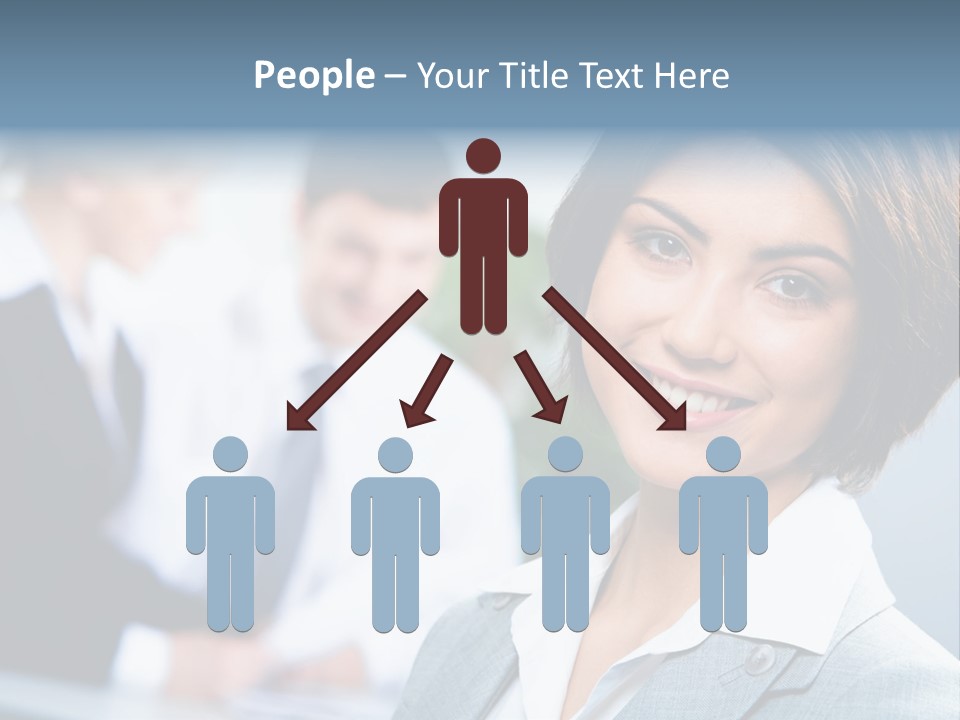 Job Colleague Girl PowerPoint Template