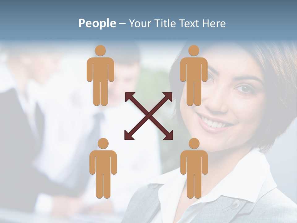 Job Colleague Girl PowerPoint Template