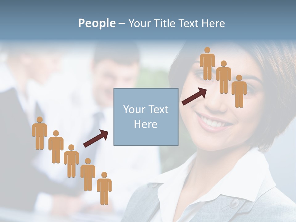 Job Colleague Girl PowerPoint Template