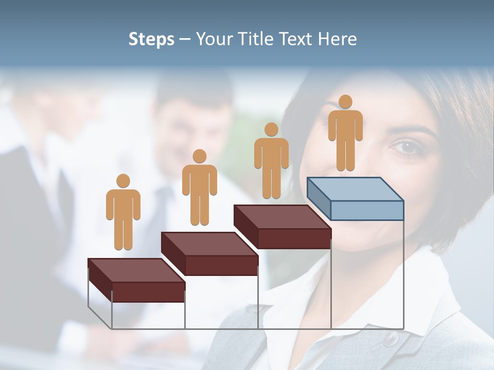 Job Colleague Girl PowerPoint Template