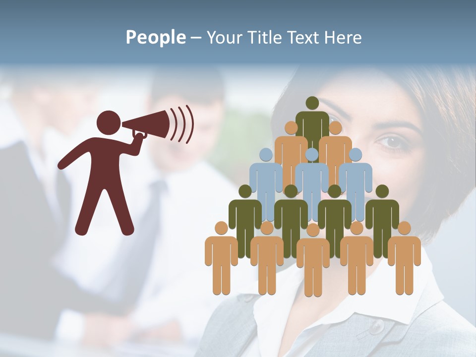 Job Colleague Girl PowerPoint Template