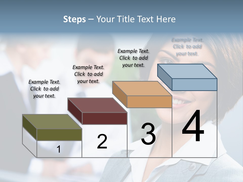 Job Colleague Girl PowerPoint Template