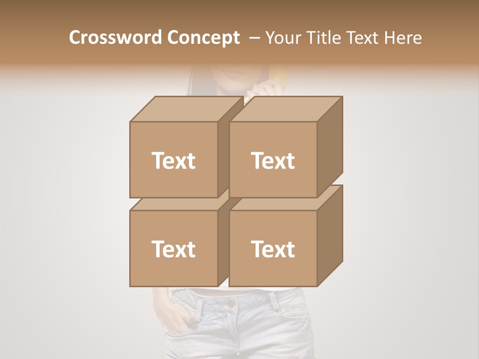Confused Fun Food PowerPoint Template