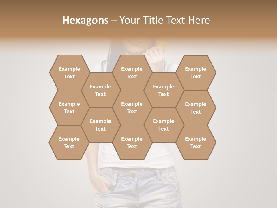 Confused Fun Food PowerPoint Template