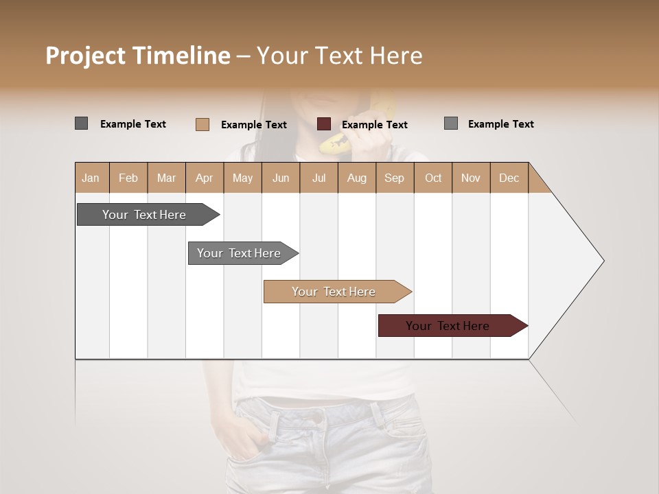 Confused Fun Food PowerPoint Template