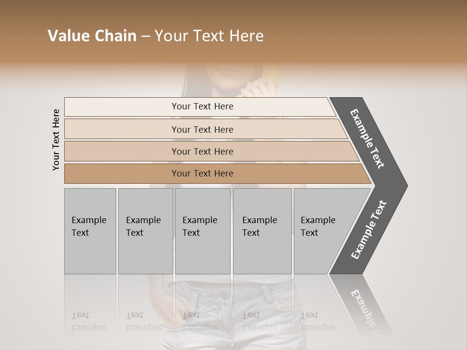 Confused Fun Food PowerPoint Template