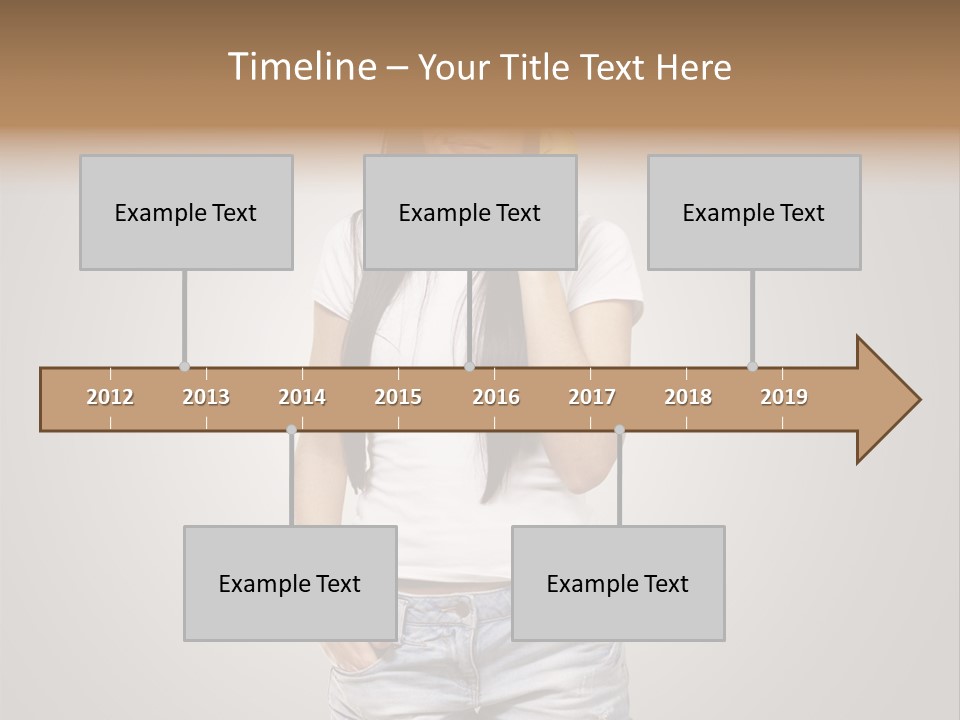Confused Fun Food PowerPoint Template