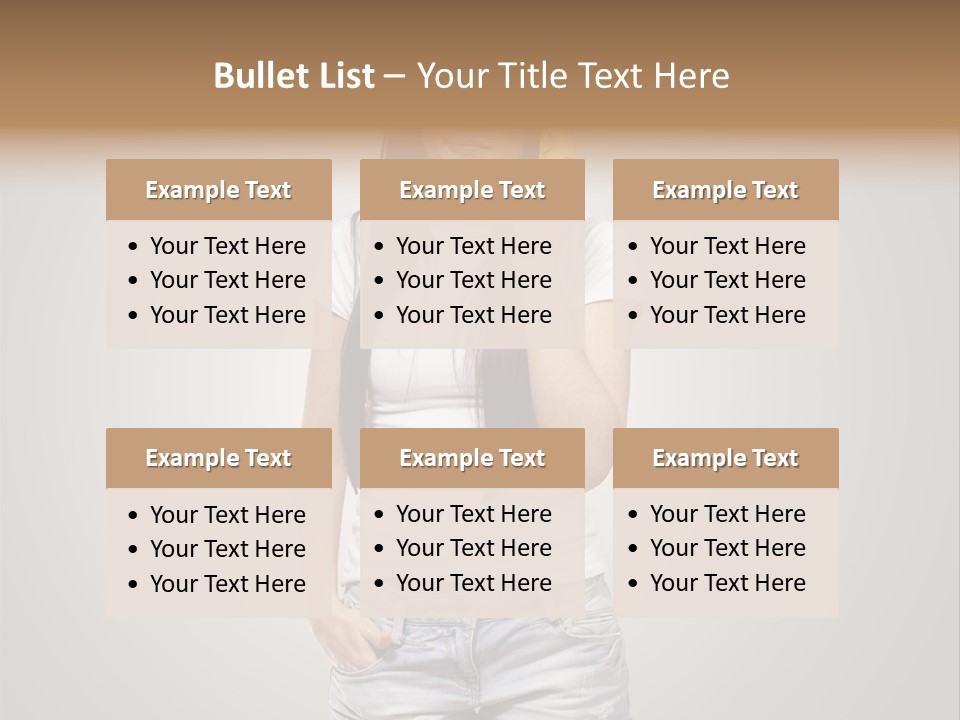 Confused Fun Food PowerPoint Template