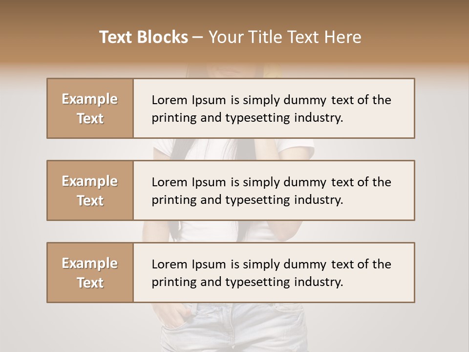 Confused Fun Food PowerPoint Template