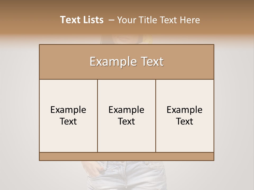 Confused Fun Food PowerPoint Template
