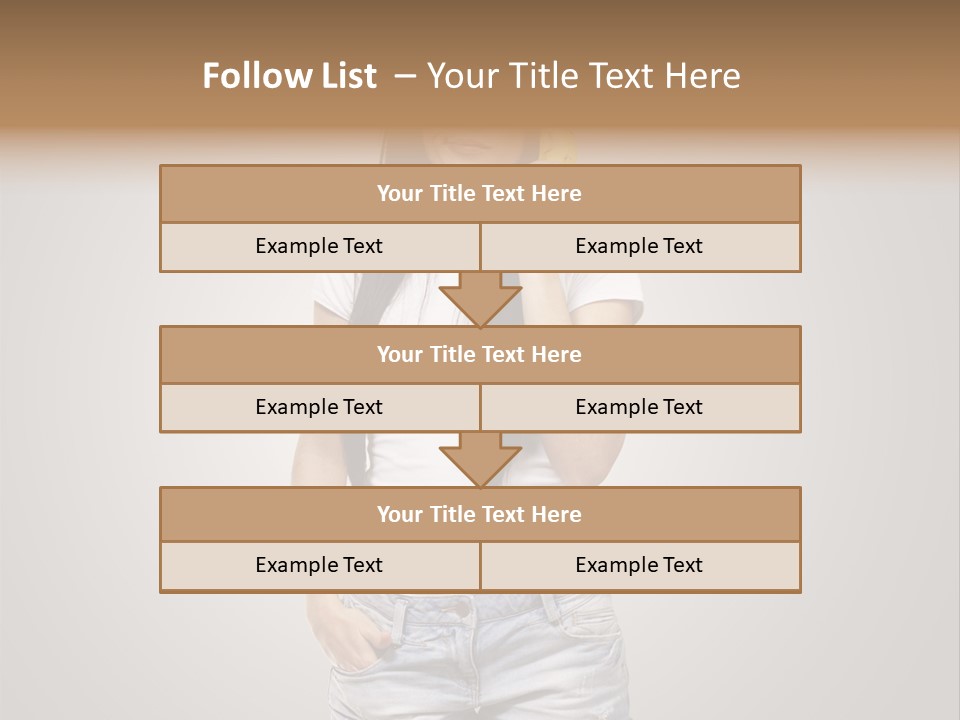 Confused Fun Food PowerPoint Template