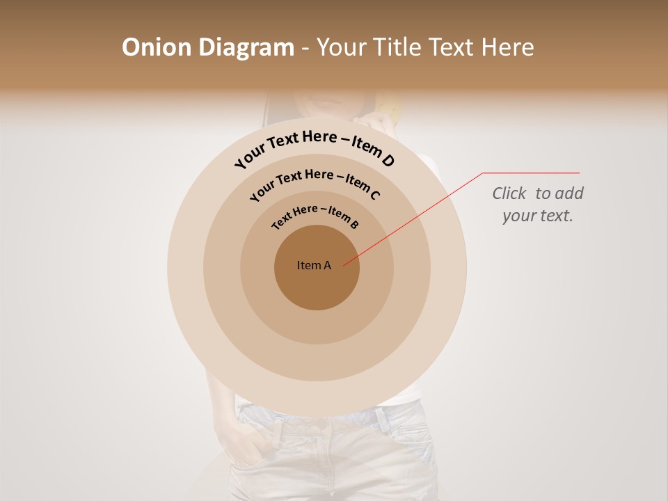 Confused Fun Food PowerPoint Template
