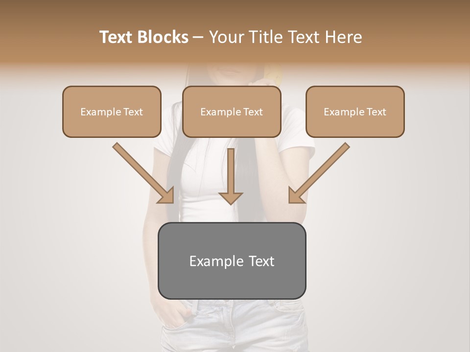 Confused Fun Food PowerPoint Template