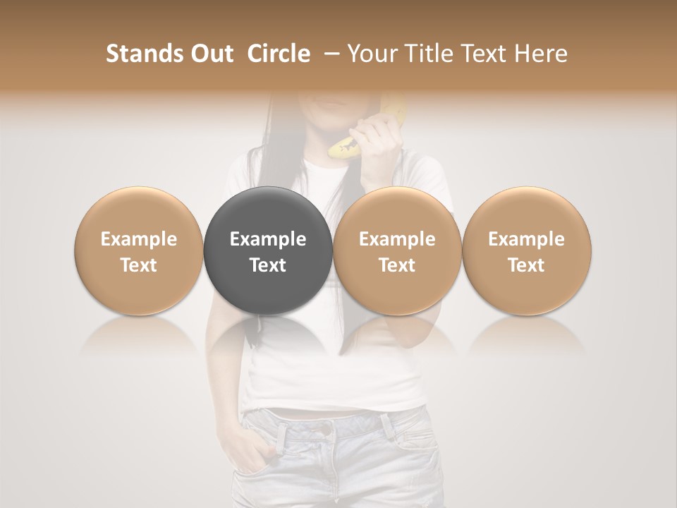 Confused Fun Food PowerPoint Template