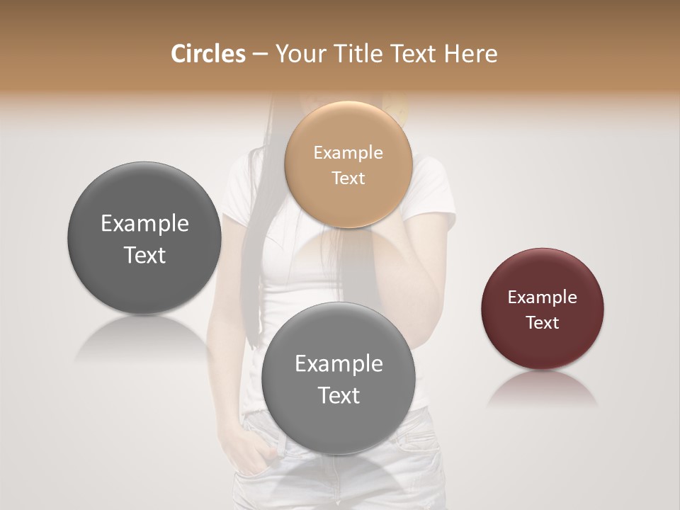 Confused Fun Food PowerPoint Template