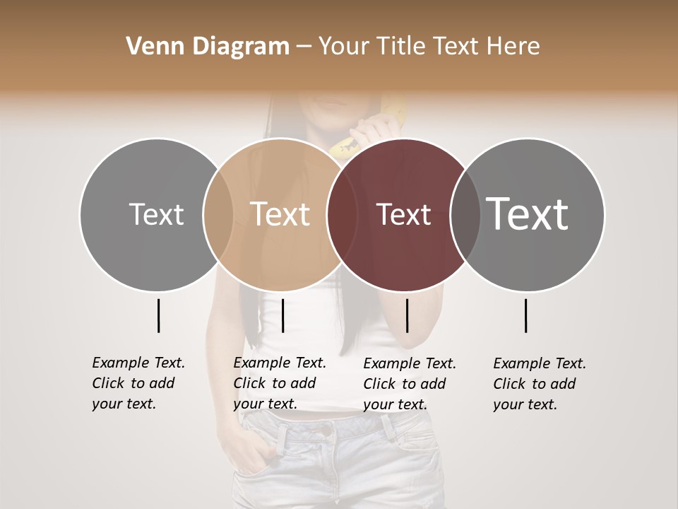 Confused Fun Food PowerPoint Template