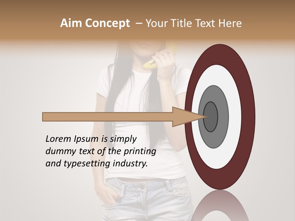 Confused Fun Food PowerPoint Template