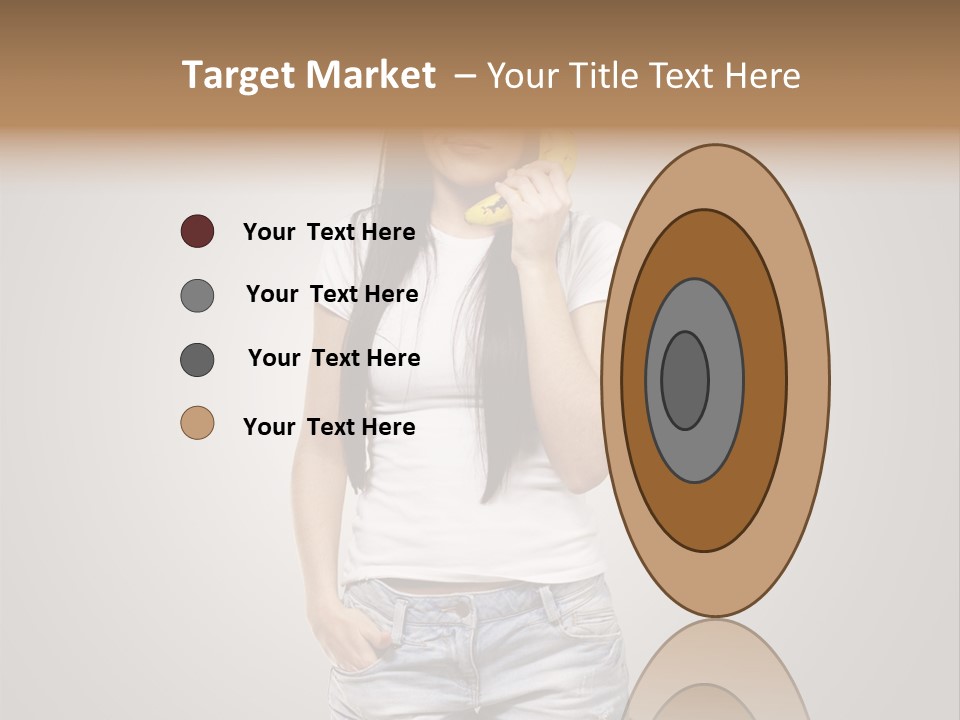 Confused Fun Food PowerPoint Template