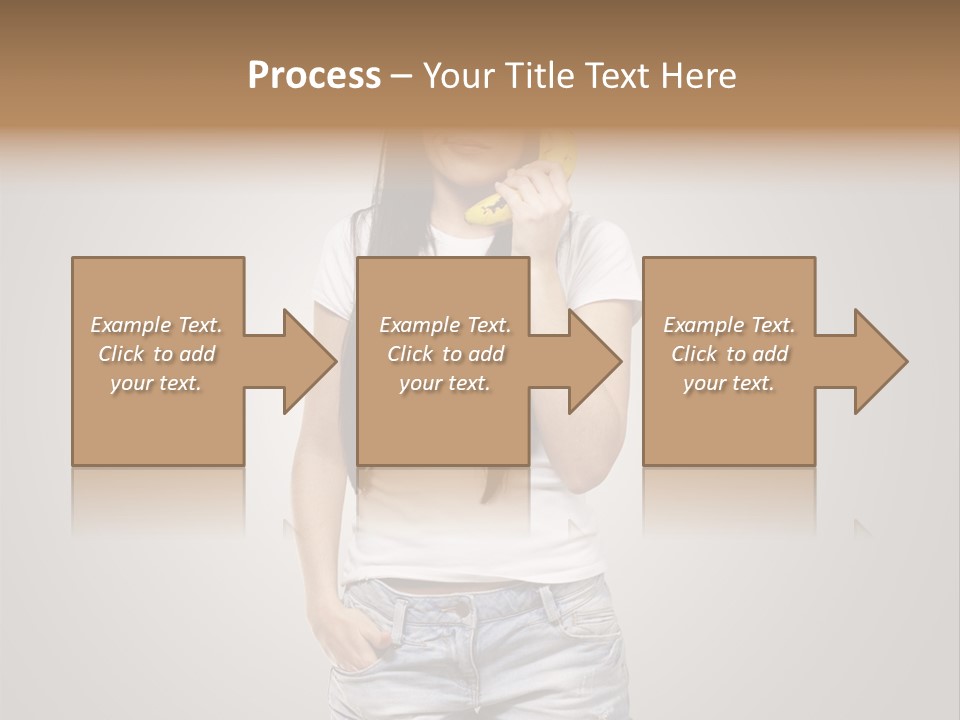Confused Fun Food PowerPoint Template