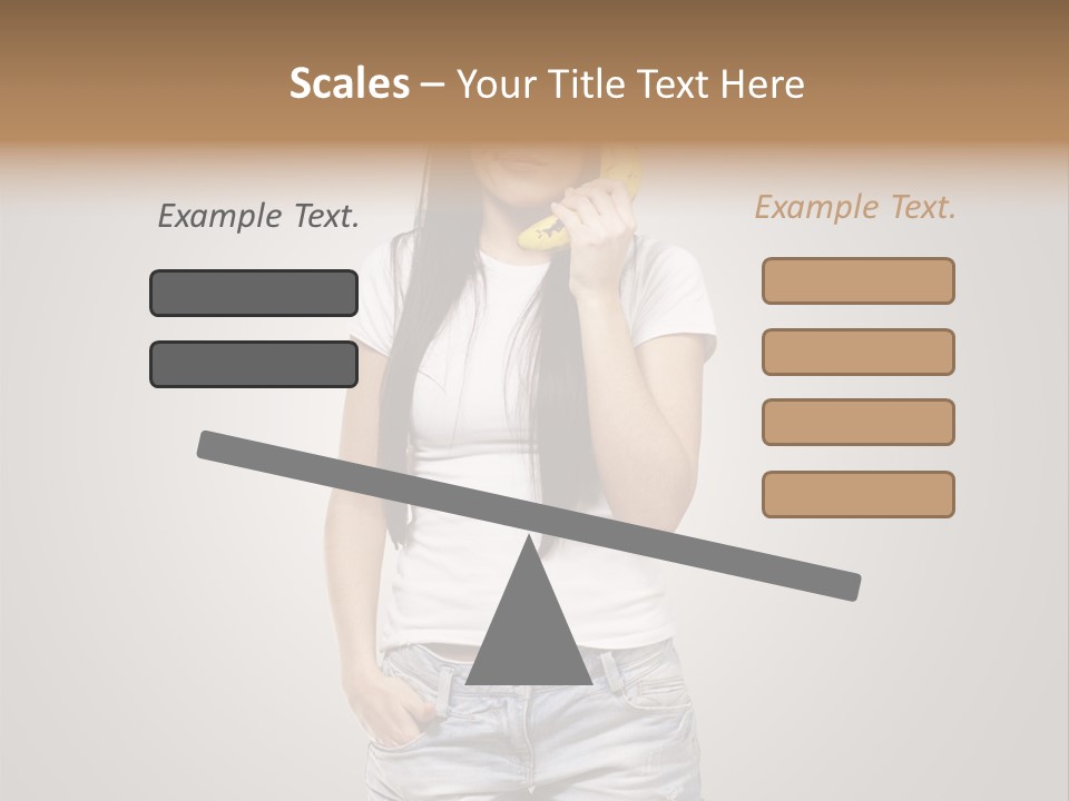 Confused Fun Food PowerPoint Template